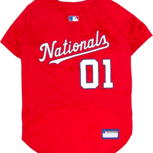 Official MLB Washington Nationals Pet Jersey for Dogs & Cats - Picture 8 of 10
